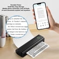 thumbnail image 3 of Compact Printer, Portable Inkless Printer Low Work Noise 2600mAh Li Battery  for Home Use for 210/216mm Paper, 3 of 7