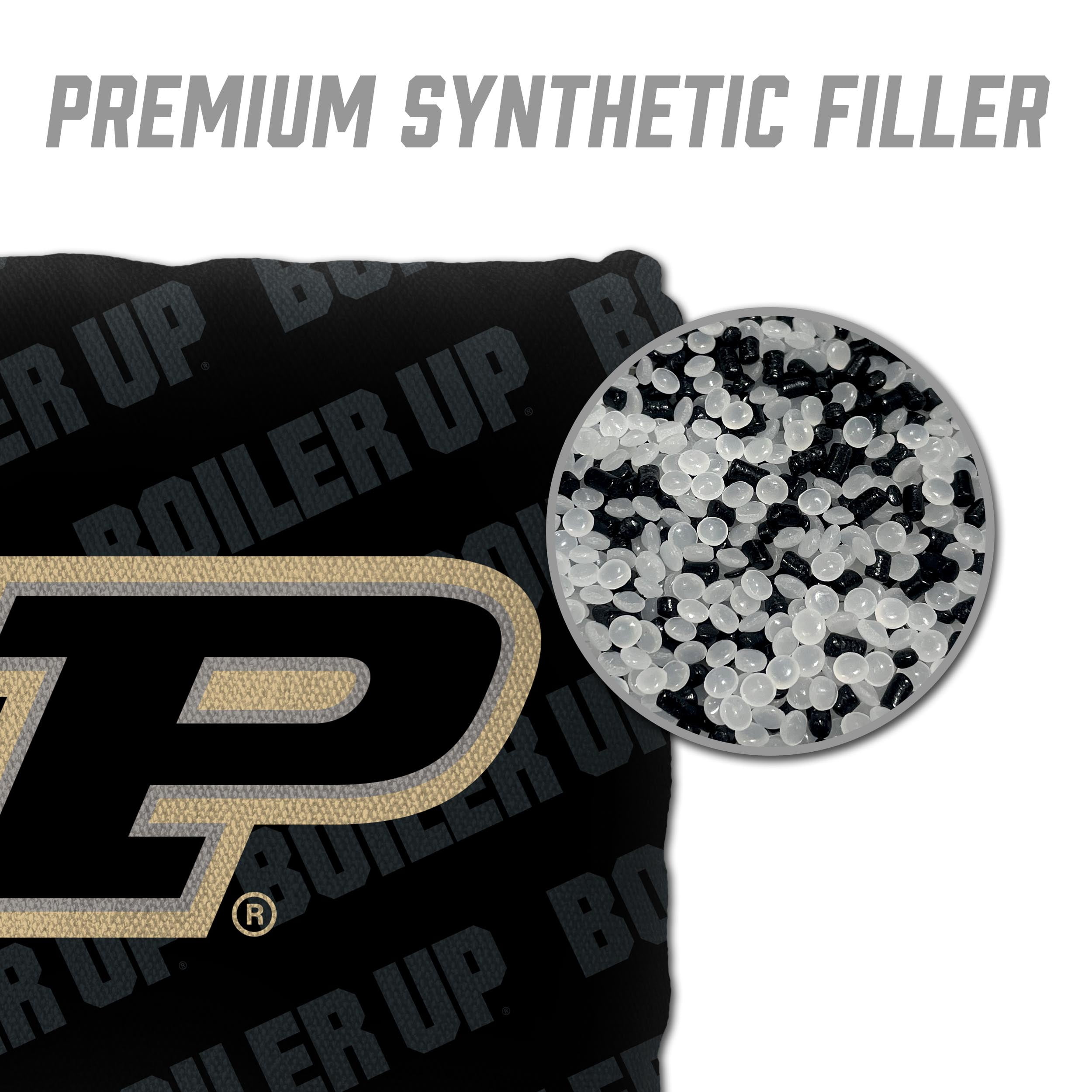 NCAA Purdue Boilermakers Cornhole Bags - 4PK - Black