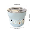 thumbnail image 3 of 9.13oz 304 Stainless Steel Coffee Cup with Leakproof Lid, Cute Graphic Print Portable Small Drink Mug, Insulated Reusable Tumbler for Office Daily Use Travel, Stylish Milk Tea Water Cup for Women Men, 3 of 6