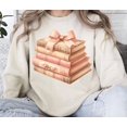 thumbnail image 1 of Books Sweatshirt, Sublimation Design, Coquette Bow Sweatshirt, Bookish Sweatshirt, Book Lo - As Picture - 3XL, 1 of 2
