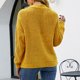 thumbnail image 4 of Gabardina para mujer Gibobby Chaqueta tipo cárdigan de punto informal amarillo XL, 4 of 5