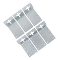 thumbnail image 1 of T Post Bracket, Rugged Stable Easy Installation 6PCS T Post Mounting Bracket  for Fence, 1 of 7