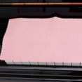 thumbnail image 3 of OULII Housse de Clavier de Piano 1Ensemble Rose pour Poussière et Résistance 124.7X5.7X0.1in, 3 of 4