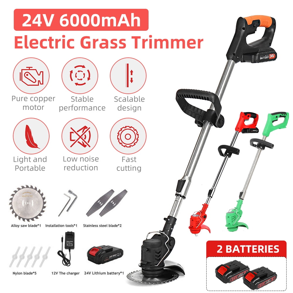 Garden Power Tools 12V Cordless Rechargeable Grass Trimmer & Edger