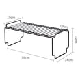 thumbnail image 2 of OUNONA Wire Shelf Rack Counter Shelf Organizer Kitchen Counter Organizer Bottle Spice Organizer, 2 of 8