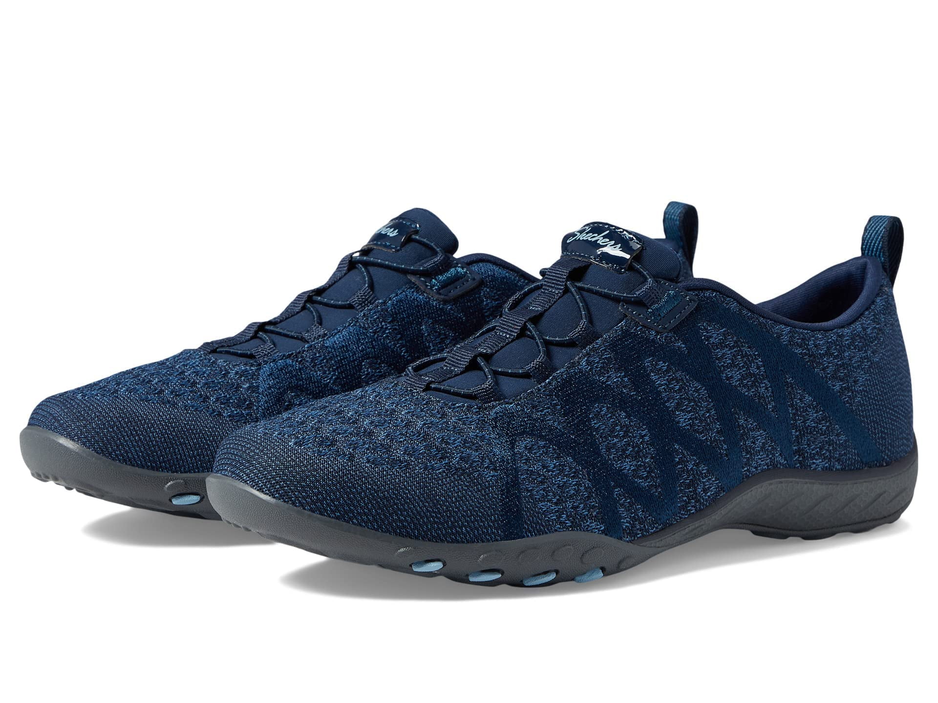 Skechers Women's Breathe Easy Infi-knity Knit Bungee Comfort Slip-on Sneaker, Wide Widths Available
