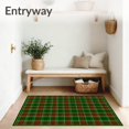 thumbnail image 3 of ODIKA 2'x3' Machine Washable Non-Slip Area Rug, Christmas Plaid Evergreen & Scarlet Holiday for Festive High Traffic Rug, Green, 88007, 3 of 5