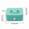 thumbnail image 3 of Small Money Box, Lockable Metal Cash Box, Mini Security Box, Small Portable Piggy Bank with 2 Keys, for Kids Adults Coin Collection, 3 of 5