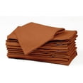 thumbnail image 3 of S4Sassy Orange Solid Home Decor Solid Dinning Tableware Fabric Cocktail Napkin 12 Pcs Set, 3 of 8