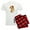 With Red Plaid Pant, variant on CafePress - Labrador Retriever 9Y297D 038 Men's Light Pajamas - Men's Light Loose Fit Cotton Pajama Set