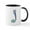 White/Black Inside, variant on CafePress - J Monogram Mug - 11 oz Ceramic Mug - Novelty Coffee Tea Cup