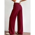 thumbnail image 4 of BTFBM Womens Dress Pants Wide Leg Trousers Pockets | High Waisted Long Business Casual Slacks Fall Fashion, 4 of 9