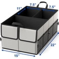 thumbnail image 3 of Car Trunk Foldable MultiCompartment Car Organizer with Removal Lid Securing Straps and Buckles for Folding, 3 of 6