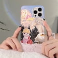 thumbnail image 3 of Funda de silicona suave con dibujos animados para iPhone, carcasa de estilo navideño para iPhone 14, 13, 11, 12 Pro, XS, Max, XR, X, precioso Conejo, IMD, regalo, 2022, 3 of 4