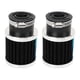 thumbnail image 1 of BOROCO, 2 uds, abrazadera de filtro de aire para motocicleta en filtro de aire de protección de motor de cono cónico redondo de alto flujo para boquilla de carburador de 28mm‑48mm(astilla + negro), 1 of 14