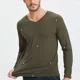thumbnail image 3 of Playera Hombre Manga Larga Colores 100% Algodón, 3 of 7
