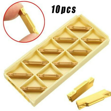 

10pcs 3mm MGMN300-M Carbide Inserts For MGEHR / MGIVR Tool Slotted Cutting