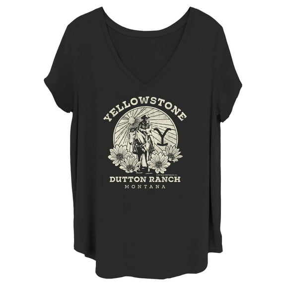 Women's Yellowstone John Dutton Ranch Montana  Graphic T-Shirt