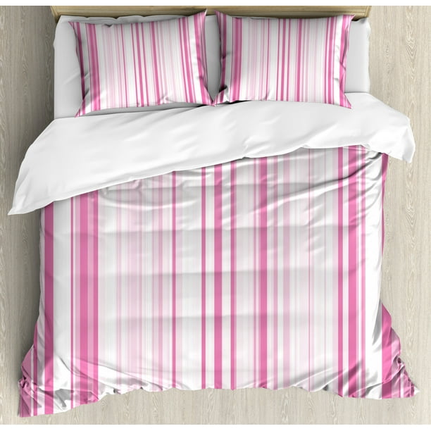 Pale Pink Duvet Cover Set Vertical Striped Abstract Color Bands Straight Lines Geometric Artistic Decorative Bedding With Pillow Shams White By Ambesonne Com - Pale Pink Striped Bedding Pale Pink Duvet Cover Set Vertical Striped Abstract Color Bands Straight Lines Geometric Artistic Decorative Bedding With Pillow Shams White By Ambesonne Com - Pale Pink Striped Bedding