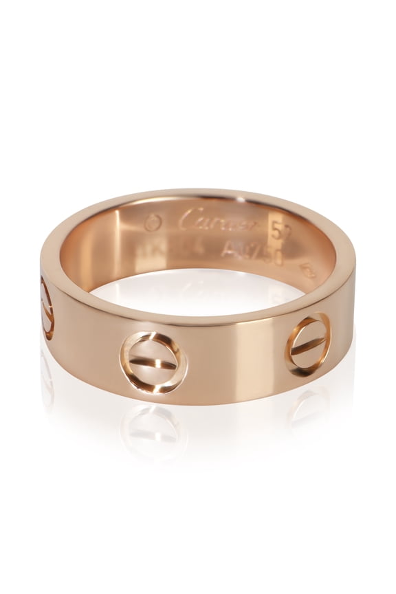 Pre-Owned 18K Rose Gold Cartier Love Ring, Size 52