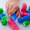 thumbnail image 3 of Mini LED small flashlight, portable small flashlight, household plastic glare flashlight, outdoor lighting gadget, random color, 3 of 9