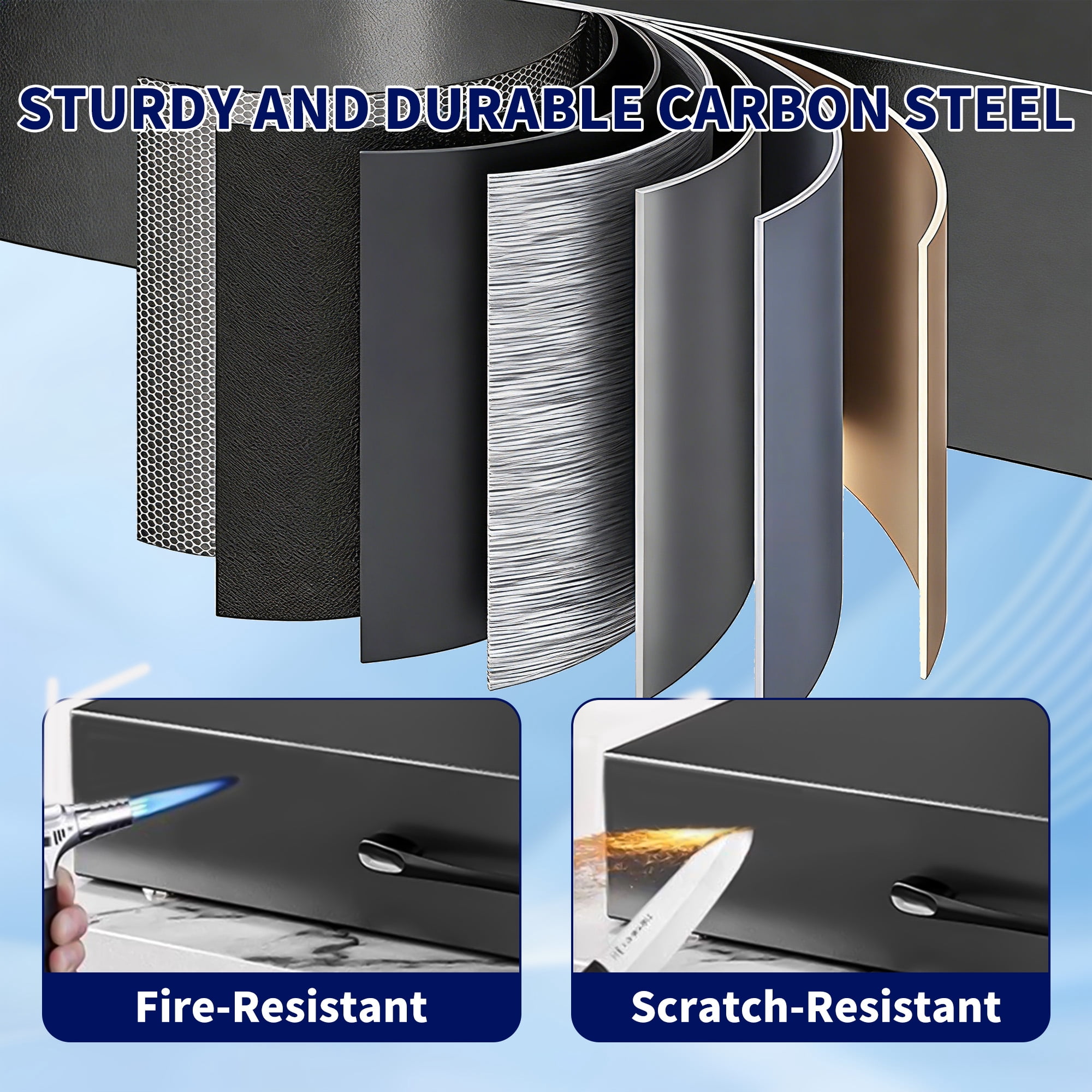 HI-REEKE Gas Stove Cover Board for Gas Stove Top Stainless Steel Stove Top Cover Kitchen 15.8" x 19.7"