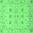 thumbnail image 1 of Ahgly Company Indoor Square Oriental Emerald Green Traditional Area Rugs, 7' Square, 1 of 4