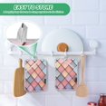 thumbnail image 4 of Yayeee Pot Holders Kitchen Heat Resistant with Pocket 7"x9.8" Cotton Oven Cooking Hot Pads, Pink Shimmering Pattern, 4 of 7