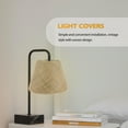 thumbnail image 3 of Hytrove Rustic Style Metal Lampshade for Desk Lamp 1Set, 3 of 7
