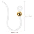 thumbnail image 2 of 50pcs Earring Hooks DIY Earring Parts Earbob Jewelry Making Accessories, 2 of 8