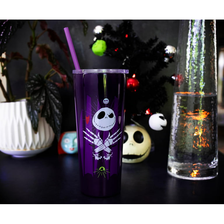 Disney Store The Nightmare Before Christmas Light-Up Tumbler with Straw