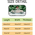 thumbnail image 2 of Floor Door Mats Bath Rugs White Car with Christmas Bathroom Carpet Non-Slip Absorbent for Entryway Indoor 36x24in Carpet Runner, 2 of 7