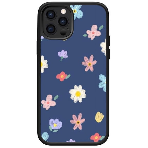 Compatible with iPhone 11 Pro case Soft TPU Glossy Flower Pattern Phone Case for Women and Girls