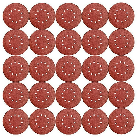 50Pack 9Inch 10Hole 40 Grit Hook-And-Loop Drywall Sandpaper - Aluminum Oxide Sanding Disc for 9inch Sander