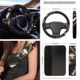 thumbnail image 3 of HUIACONG Flag Eagle Car Interior Accessories Set of 12 Auto Seat Covers Wheel Cover for Car Car Seat Belt Pads Cover Car Trash Can Rearview Mirror Cover All Season Fit for Most Car SUV, 3 of 6