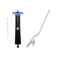 thumbnail image 4 of Kit de válvula de descarga para inodoro, manija y depósito, kit de reparación de tanque de inodoro profesional Azul, 4 of 9