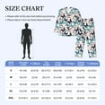 thumbnail image 3 of KLL Butterfly Sleepwear Mens Flannel Pajamas,Long Cotton Pj Set, 3 of 7