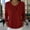 C-Red98, variant on Ladies Sweater Solid Color Long Sleeve Collared Slim Peter Pan Collar Sweater Pullover For Womens Soft Cozy Sweater