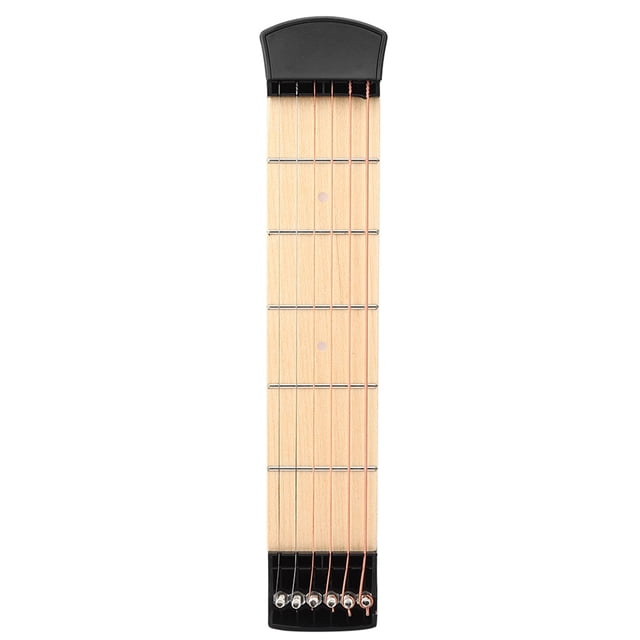 Building Callouses Left Hand Small Guitar, Portable Pocket Guitar, Training Tool Convenient For Professional Guitarist Beginners Learner Student