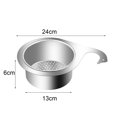 thumbnail image 5 of BAETEUY 1/2 Pcs Stainless Steel Swan Sink Strainer Basket, Rustproof Corrosion Resistant, Faucet Hanging, Filter Basket, Kitchen Sink Drain Basket, Perfect for Kitchen, 5 of 7