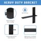 thumbnail image 3 of Soporte flotante Hardow Heavy Duty para estantes, 10 x 6,35 cm, paquete de 4, 3 of 8