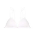 thumbnail image 2 of AMERTEER Triangle Cup Front Buckle Spaghetti Strap  Bra Seamless Push Up Thin Underwear for Daily Wear  Dark Red S, 2 of 13