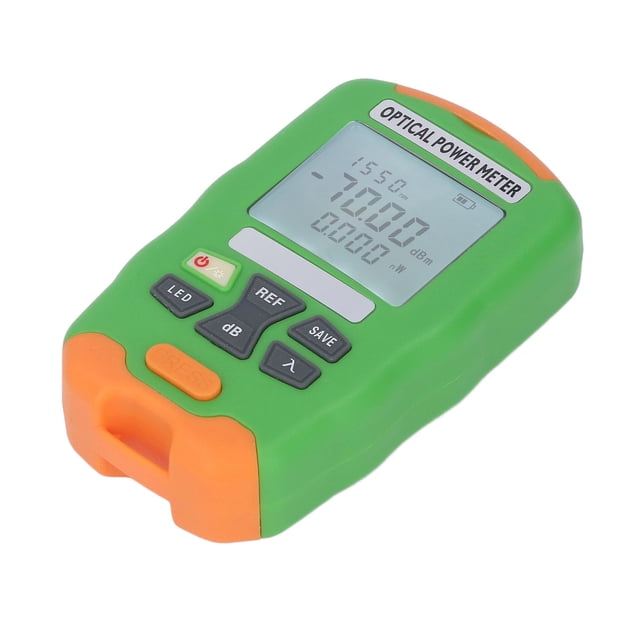 Probador de cable óptico 10 tipos de longitud de onda Cálculo de potencia relativa Medidor de potencia de fibra óptica -70~+10dbm Función de calibración para medir ANGGREK Otros