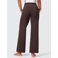 thumbnail image 2 of Pantalones CRZ YOGA Butterlift de cintura alta, pierna ancha, marrón, mujer, 2 of 4