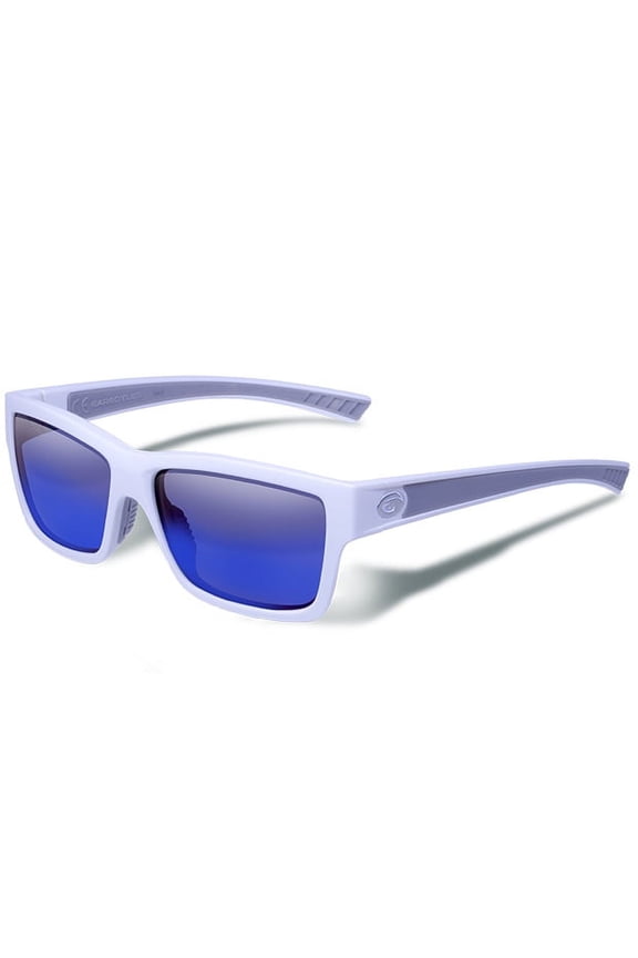Gargoyles HOMELAND POLARIZED MATTE WHITE/SMOKE/BLUE Sunglasses