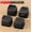 Black, variant on Heightening Bed Leg Pads - 4 Pack Bed Foot Risers for Increased Bed Height