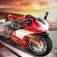 thumbnail image 3 of Motocicleta De Juguete De Plástico De aleación A Escala 1:14 Con Función De Sonido Y Luz Y Mecanismo De retroceso Para Niños., 3 of 7