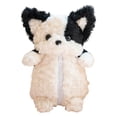 thumbnail image 1 of Estuche de peluche con forma de perro Corgi, bolso de peluche, maquillaje creativo y adorable de dibujos animados Negro, 1 of 9