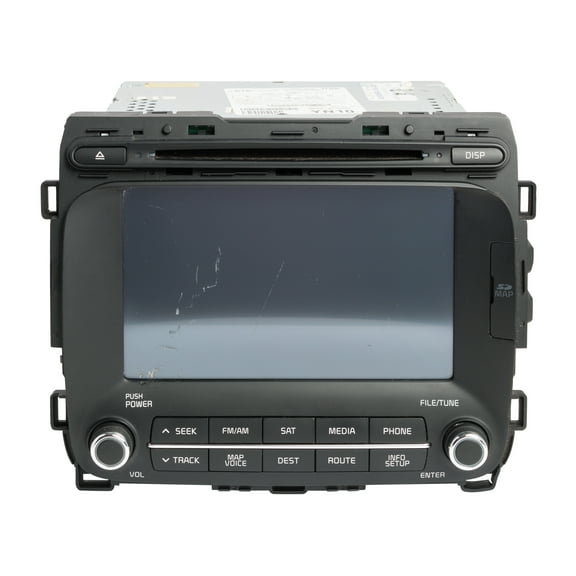 Restored 2014-2016 Kia Forte AM FM Radio Single Disc CD Player w Navigation 96560-A7100WK (Refurbished)