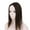 #02 Dark Brown, variant on Benehair Real Hair Clip In Extensions Clip In Hairpiece Silk Base Topper Toupee Wiglet Top Hair Piece Crown 100% Remy Human Hair Big Cover New 13cm*15cm Black 6"-22"